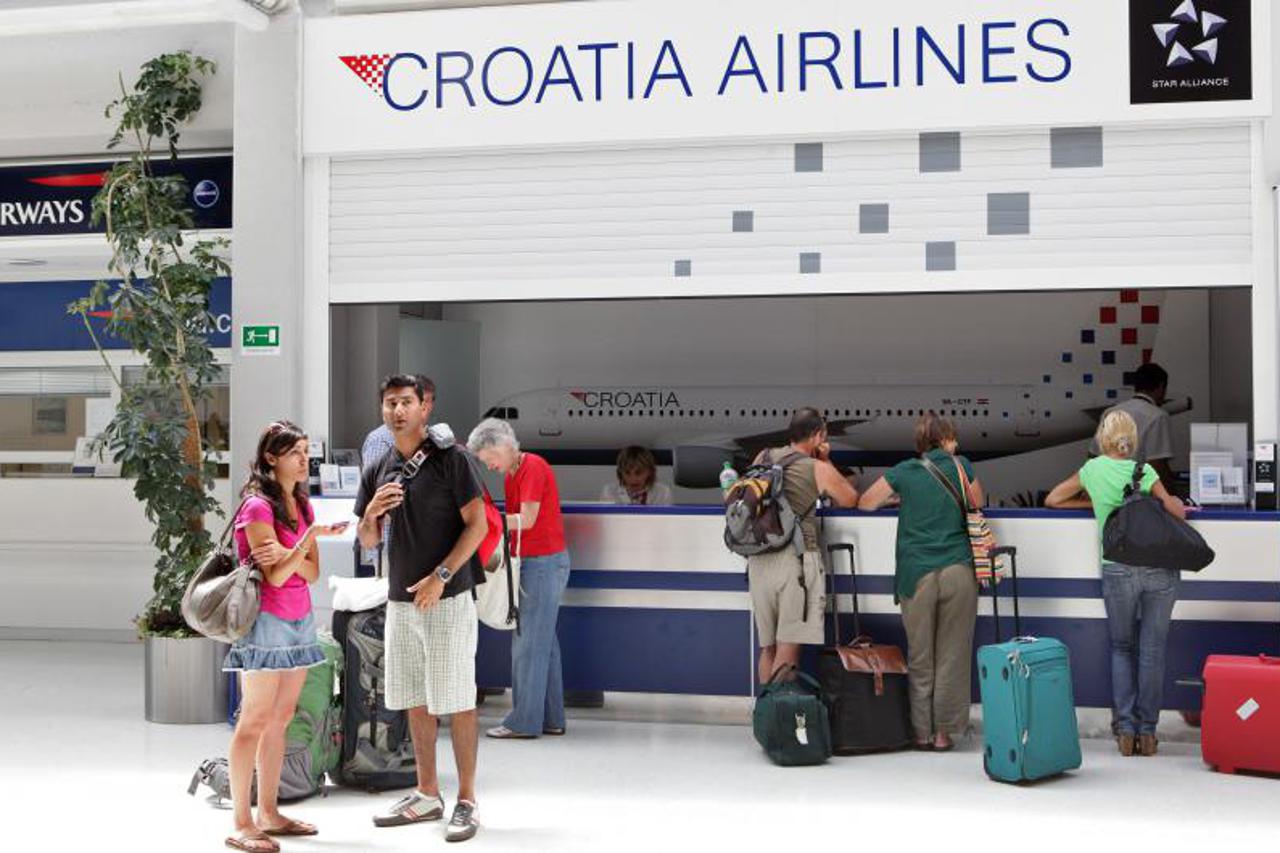 štrajk, croatia airlines (1)