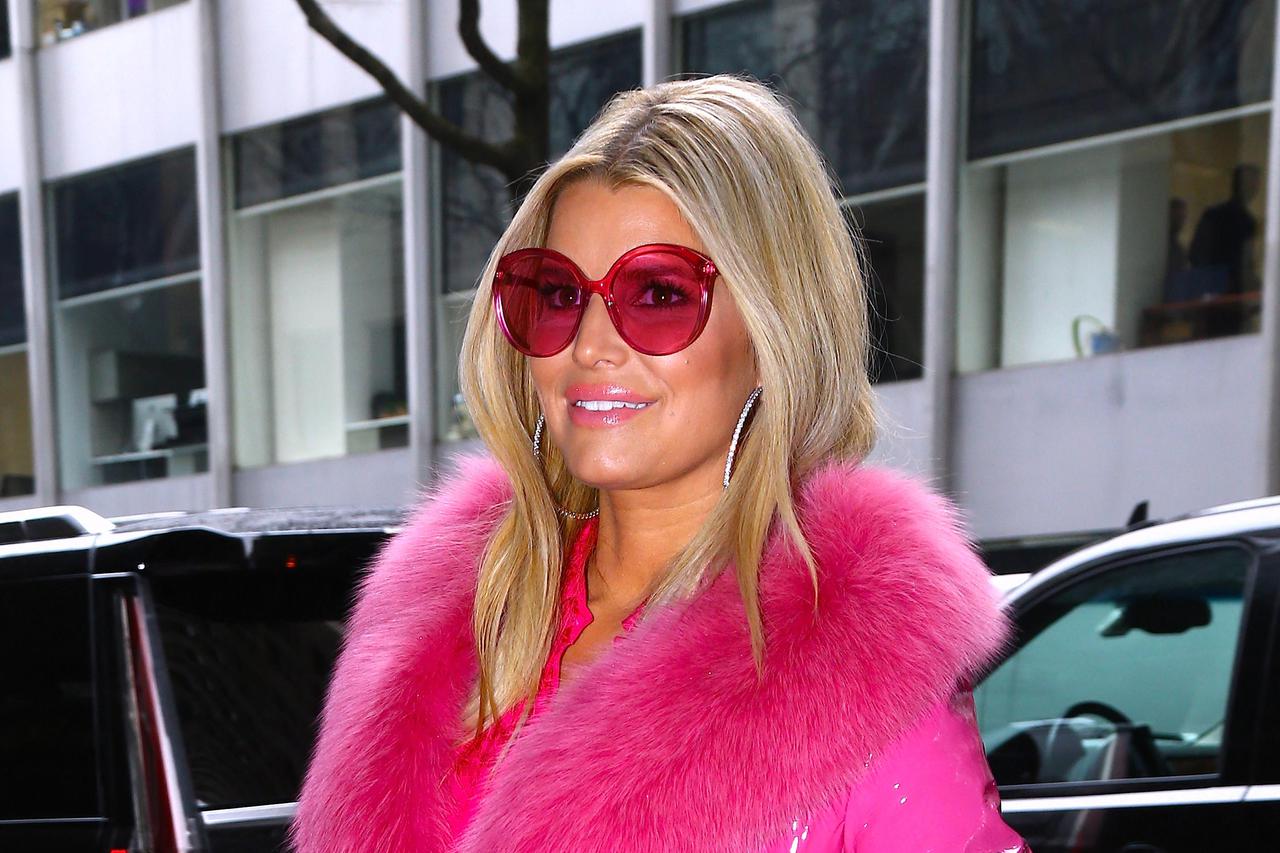 Jessica Simpson out in New York