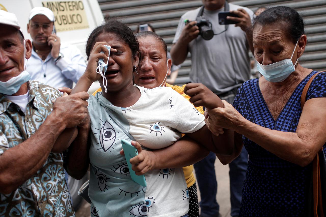 Aftermath of a deadly women's prison riot, in Tegucigalpa
