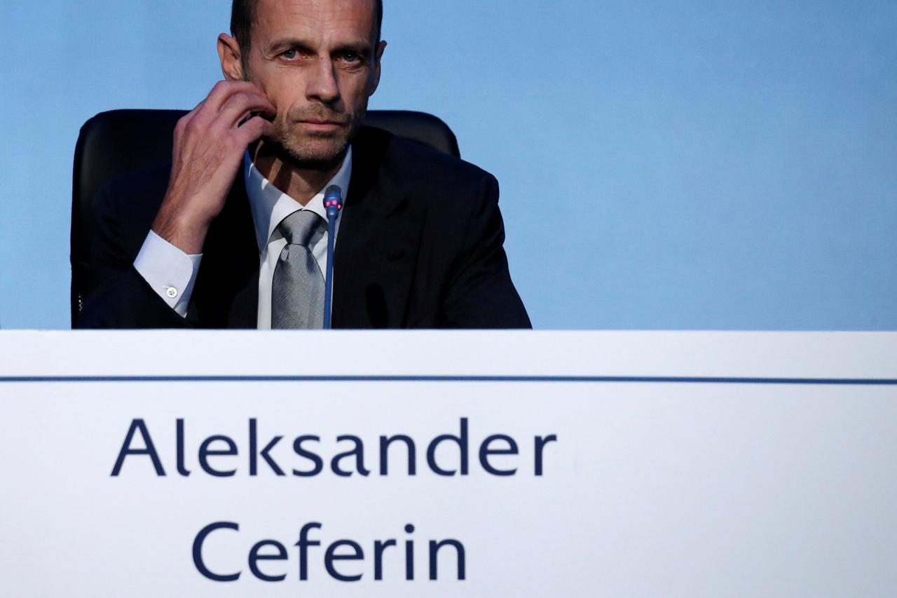 Newly elected UEFA President Aleksander Ceferin listens to a question during a news conference following his election in Athens, Greece September 14, 2016. REUTERS/Alkis Konstantinidis