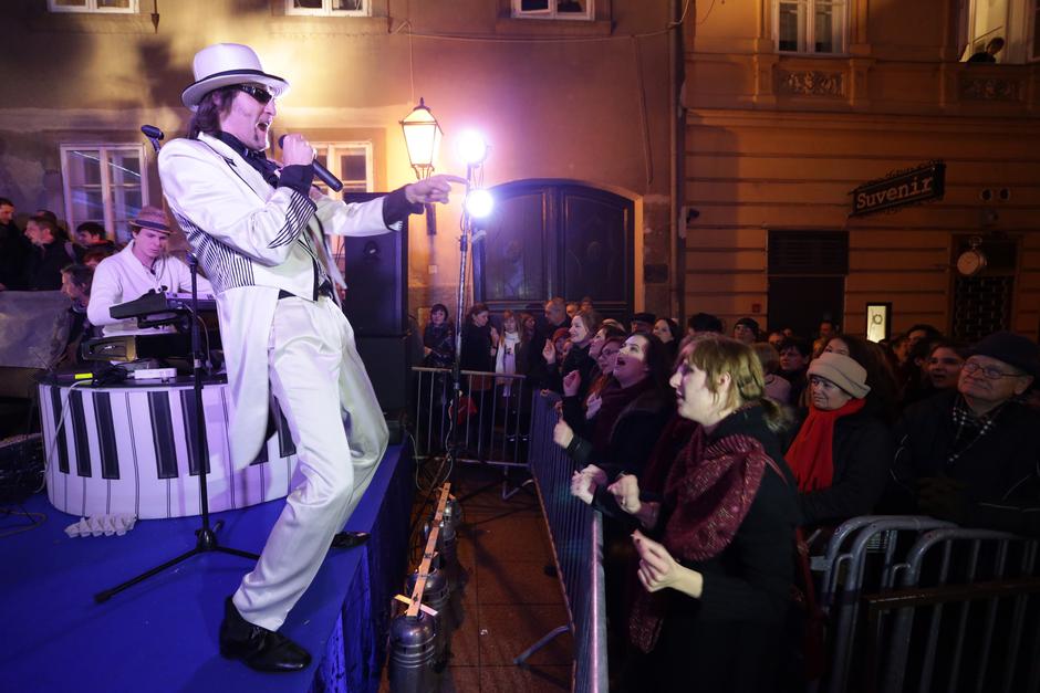 1.1.2014., Zagreb - Docek nove godine  u Tomicevoj ulici uz koncert Soulfingersa.  Photo: 