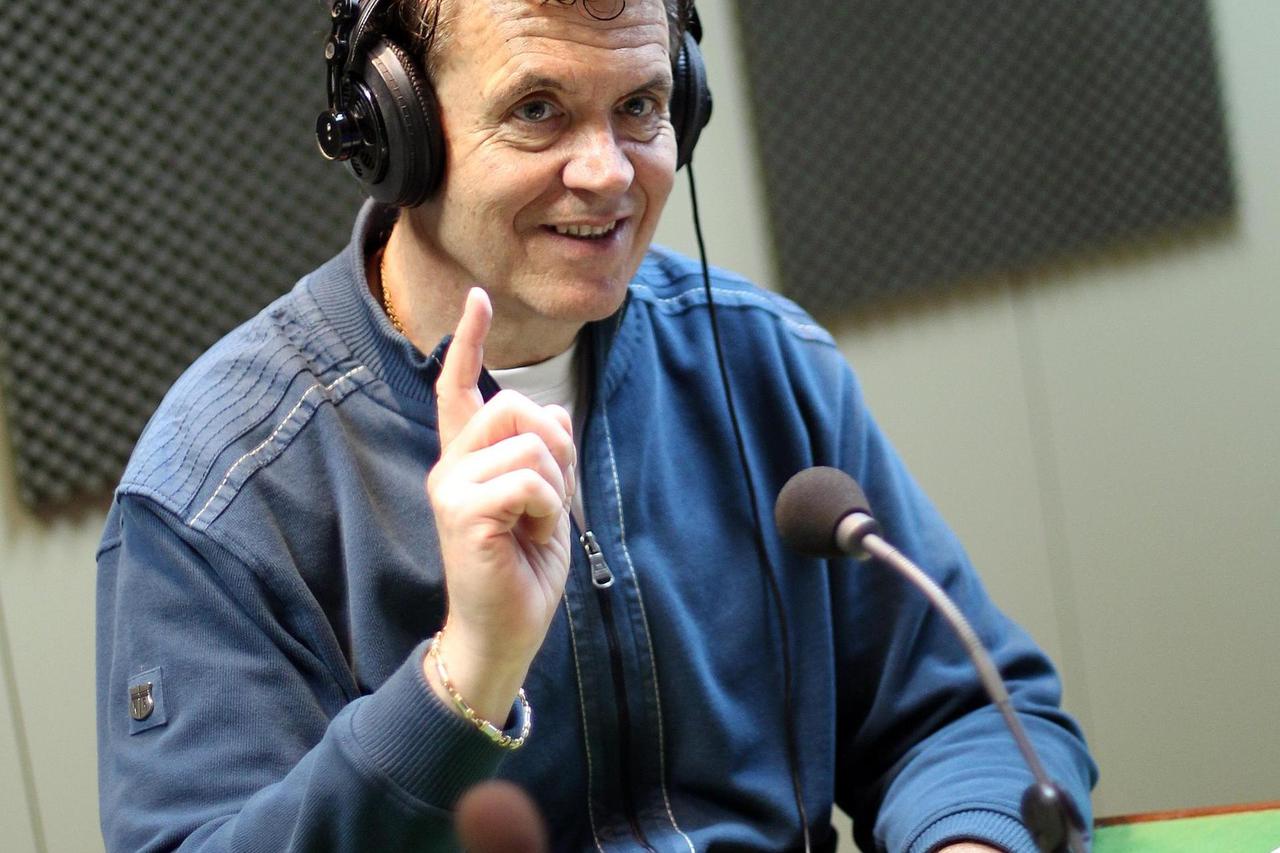 SPECIJAL EKRAN 26.05.2015., Zagreb - Ljudevit Grguric Grga, urednik i autor projekta na Drugom programu Hrvatskog radija.  Photo: Goran Jakus/PIXSELL