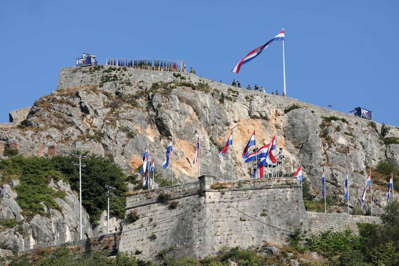 Generalna proba na tvrđavi uoči proslave Vojno-redarstvene operacije Oluja