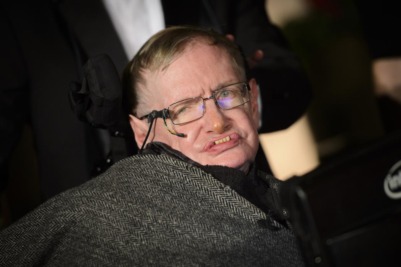 BAFTA Film Awards 2015 - After Party - LondonProfessor Stephen Hawking attending the after show party for the EE British Academy Film Awards at the Grosvenor House Hotel in central London.Matt Crossick Photo: Press Association/PIXSELL