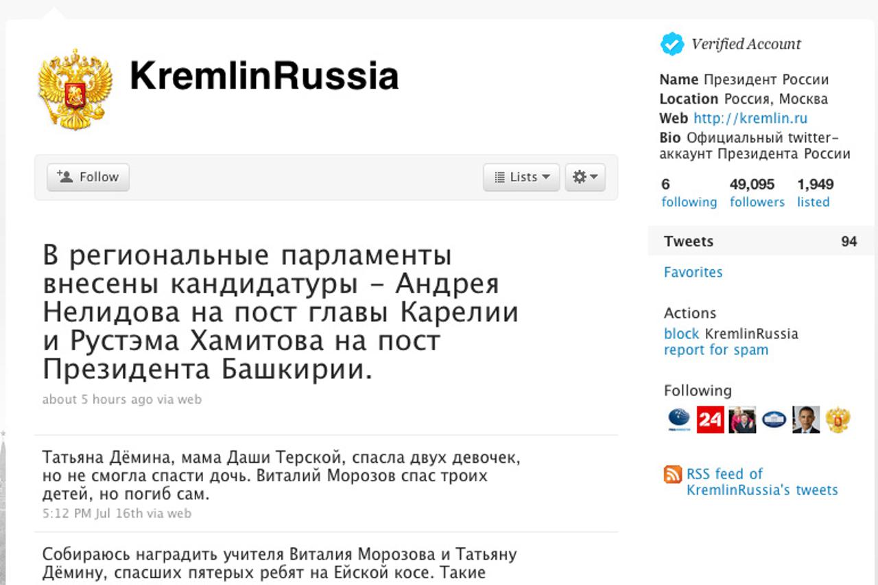 Medvedev Twitter