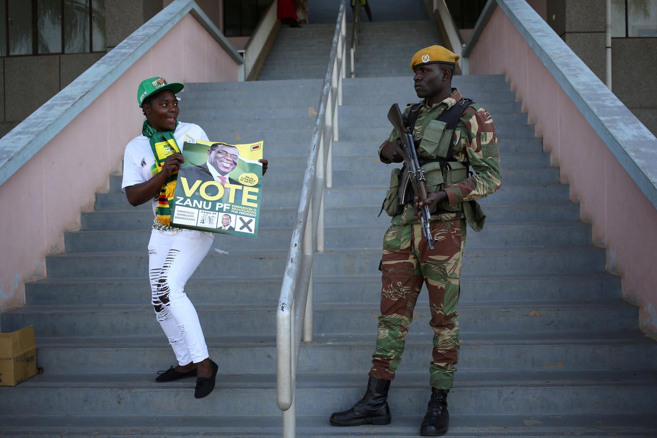 Vojska je na ulicama Hararea i u drugim gradovima nadgledala izbore