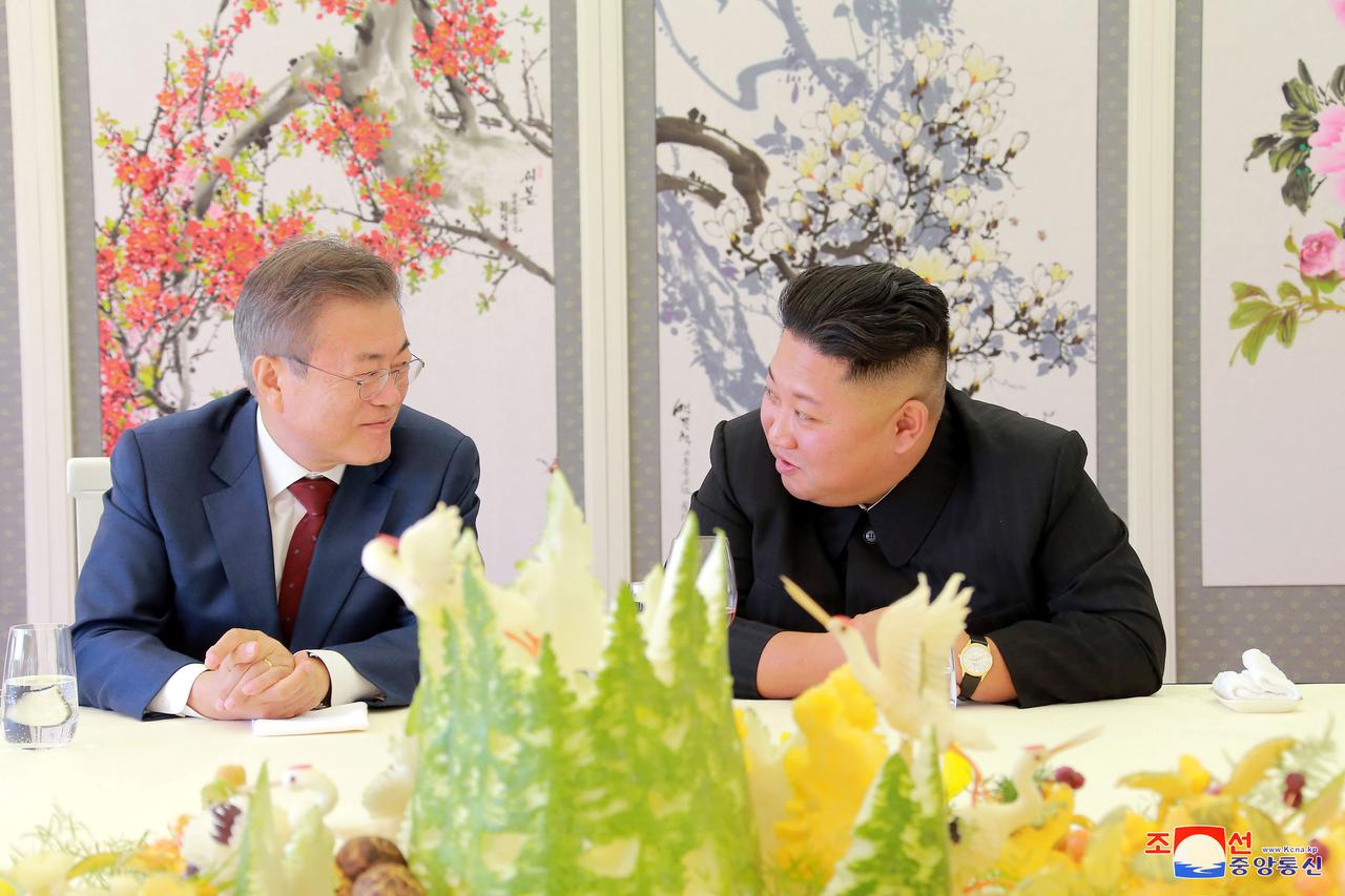 Kim Jong Un i Moon Jae-In