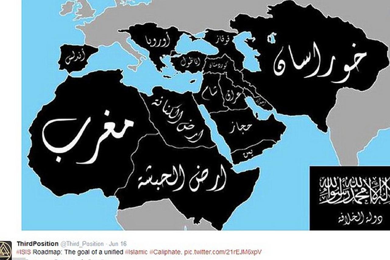 ISIL,karta,kalifat