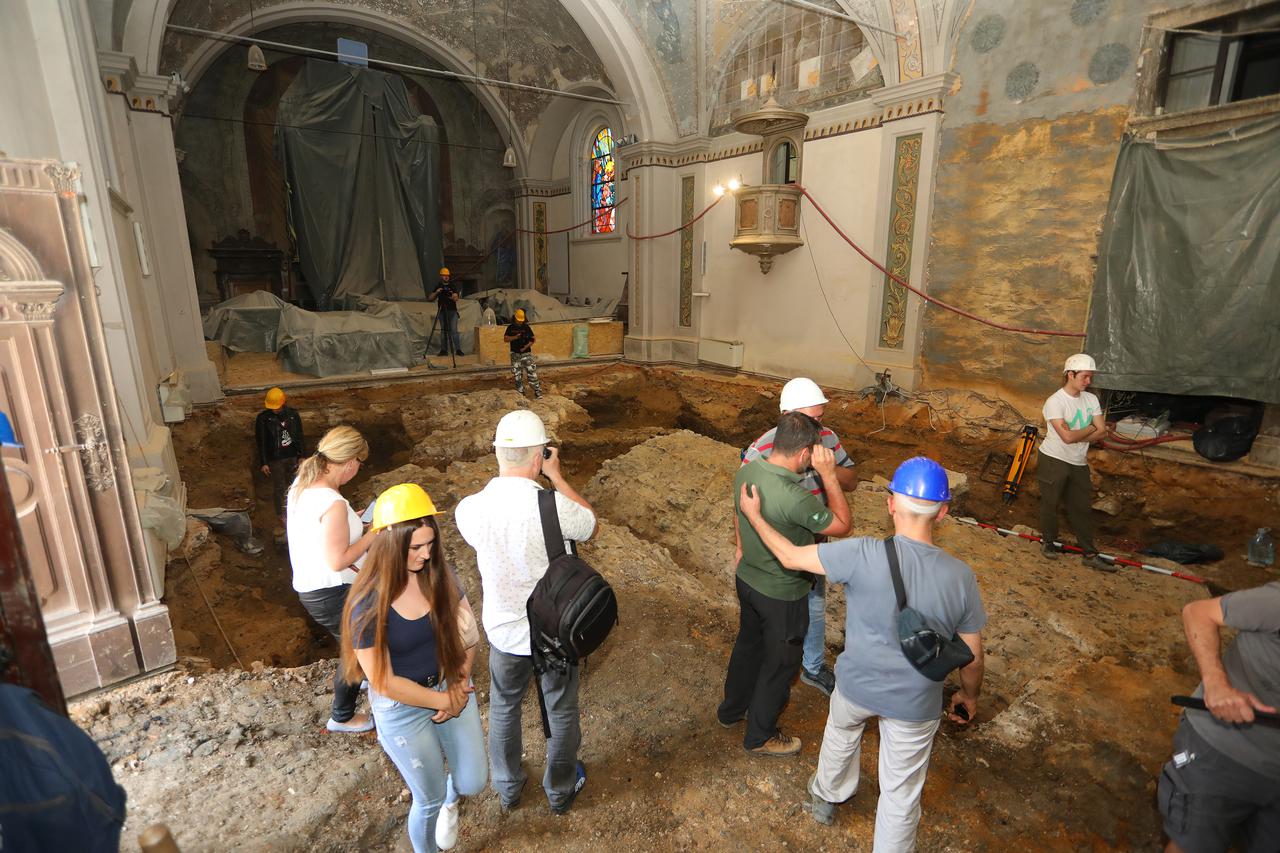 Karlovac: Vrijedno arheološko nalazište u Crkvi Presvetog Trojstva