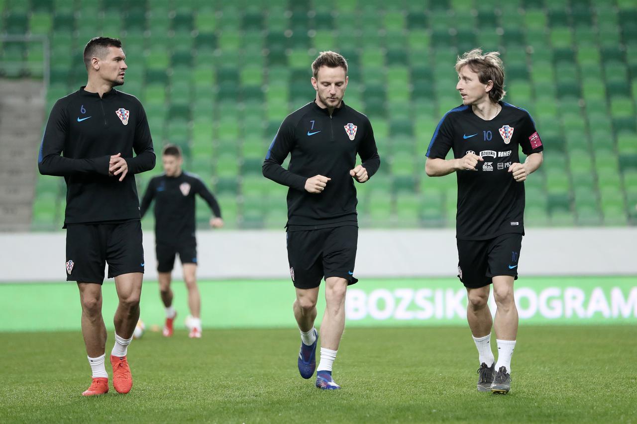 Dejan Lovren, Ivan Rakitić i Luka Modrić