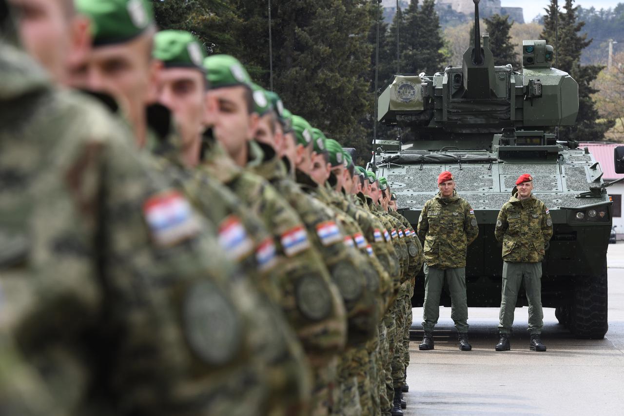 Obilježavanje 15. obljetnice ustrojavanja Gardijske mehanizirane brigade HKoV-a u Kninu