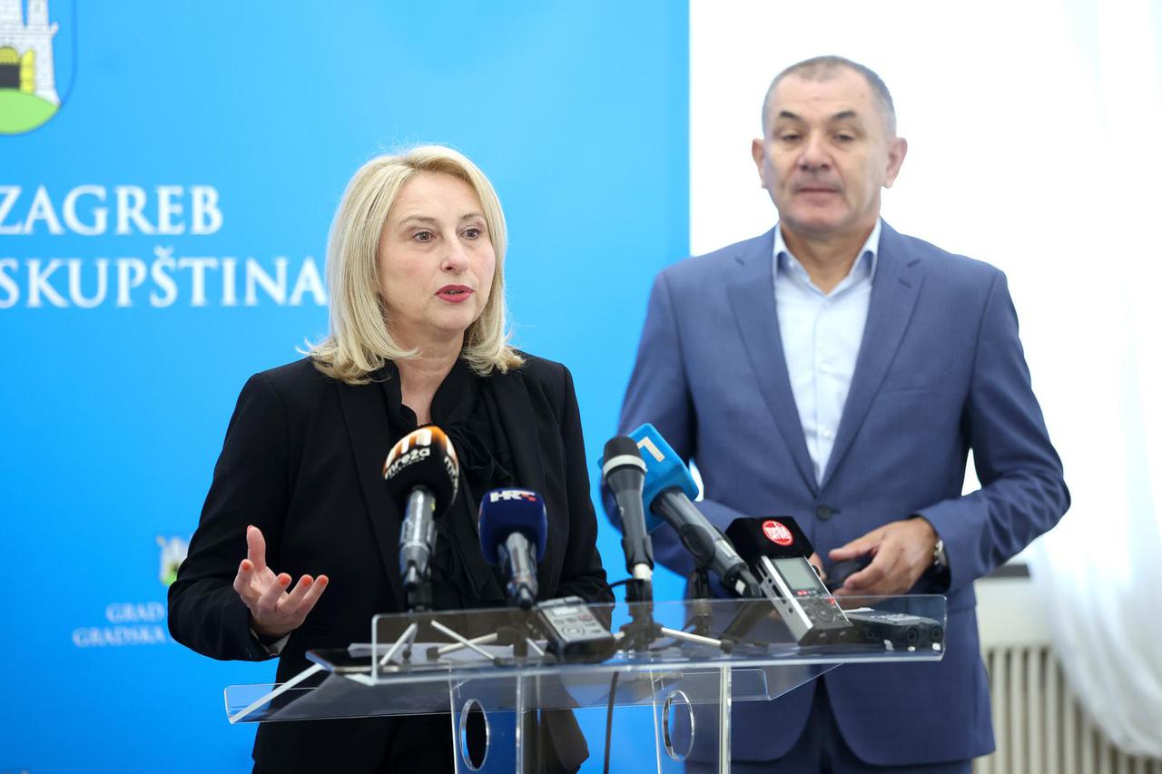 Zagreb: Gordana Rusak i Ivica Lovrić održali konferenciju za medije