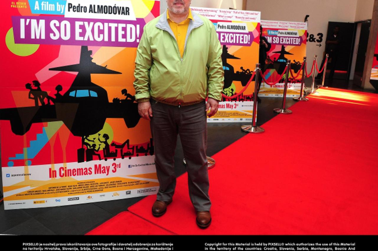 'Pedro Almodovar arriving at a gala screening of I\'m So Excited at the Hackney Picture House, London.Photo: Press Association/PIXSELL'