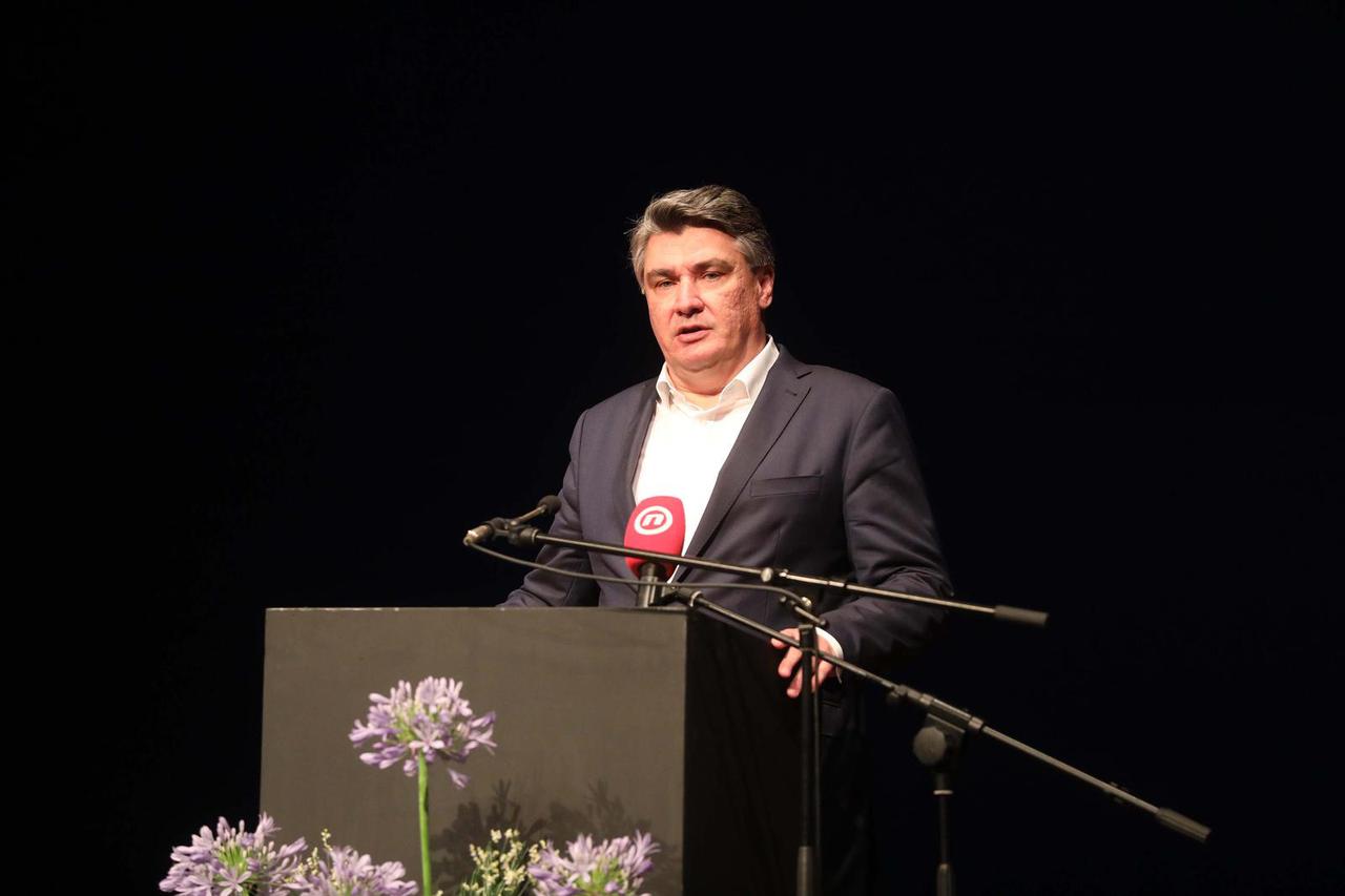 Predsjednik Milanović na svečanoj sjednici Gradskog vijeća Grada Rijeke povodom obilježavanja Dana Grada
