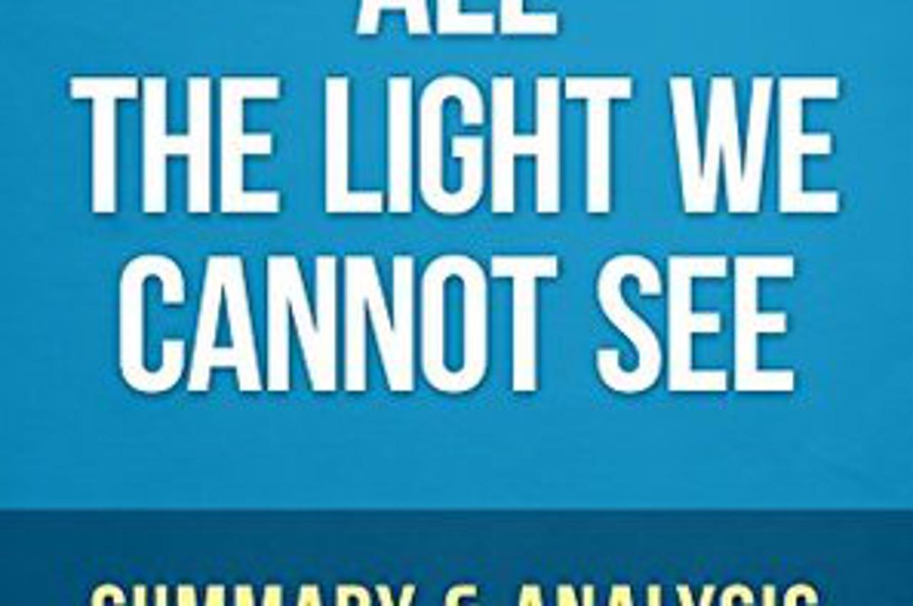 all the light we cannot see anthony doerr