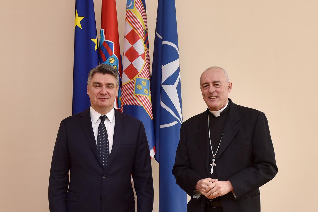 Zoran Milanović i apostolski nuncij