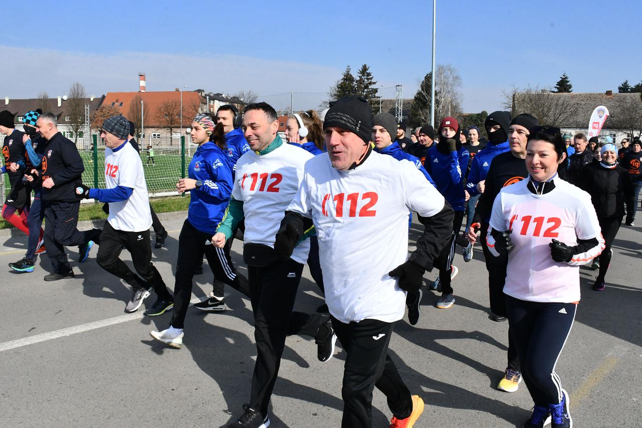 Slavonski Brod: Tradicionalno rekreativno trčanje građana u povodu Dana europskog broja 112 