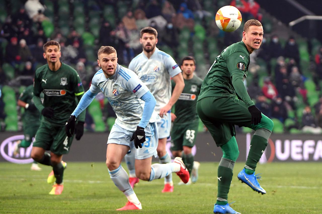 2020-21 UEFA Europa League Round of 32, 1st leg: FC Krasnodar vs GNK Dinamo Zagreb