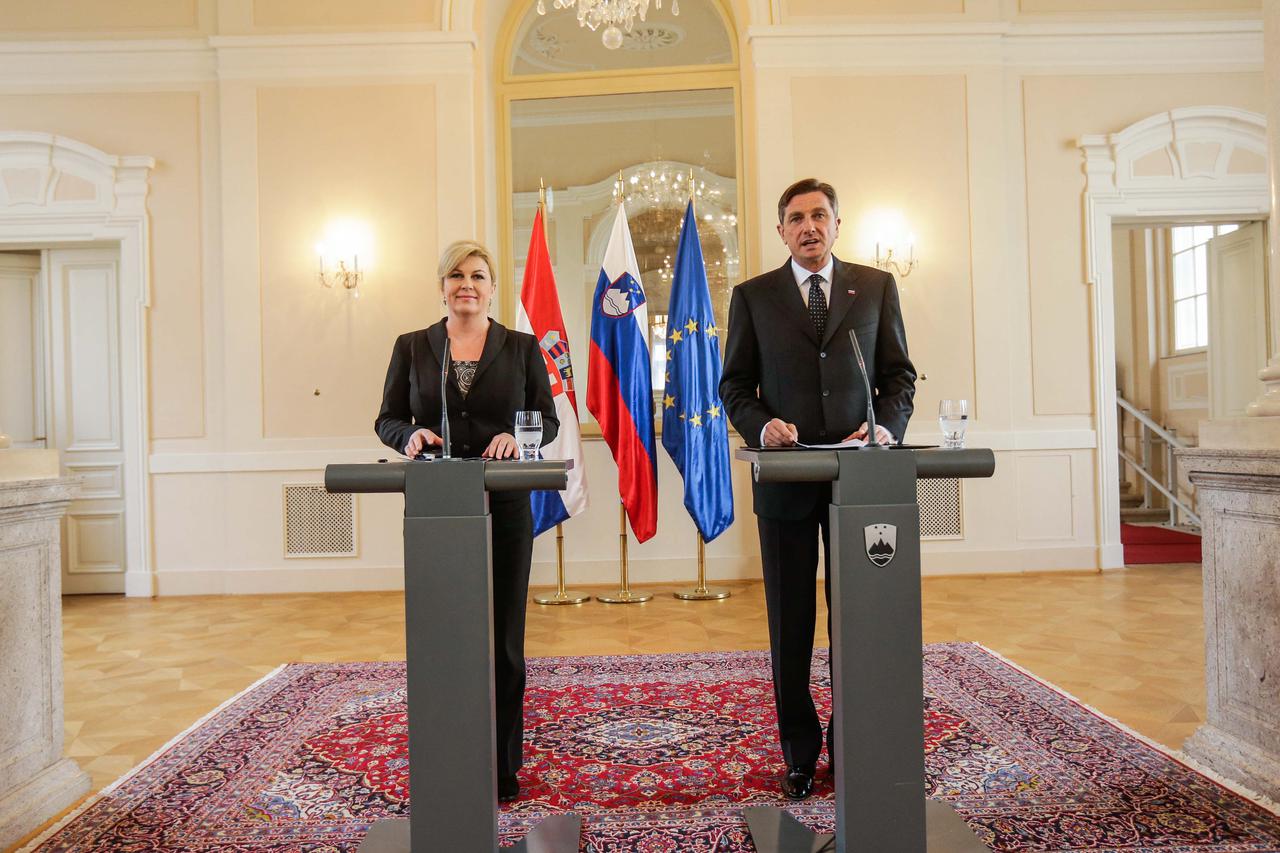 Kolinda Grabar Kitarović i Borut Pahor