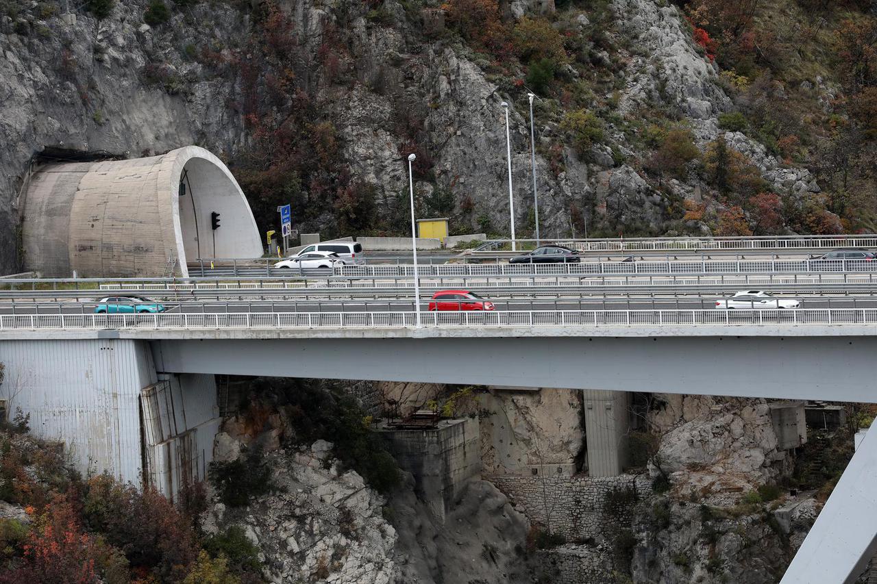 Most Rječina riječke obilaznice nad kanjonom rijeke Rječine