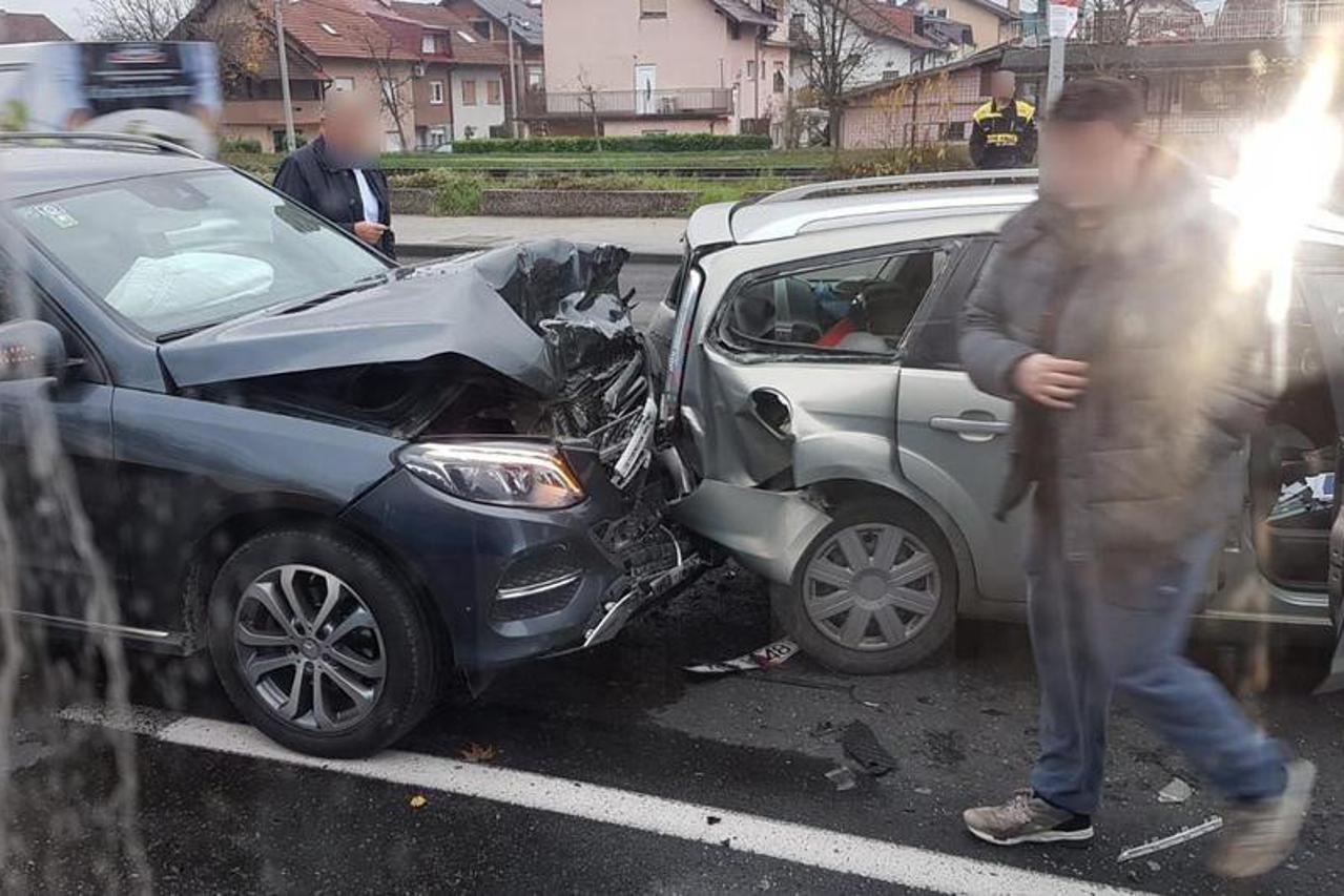Prometna nesreća na Aleji Bologne u Zagrebu