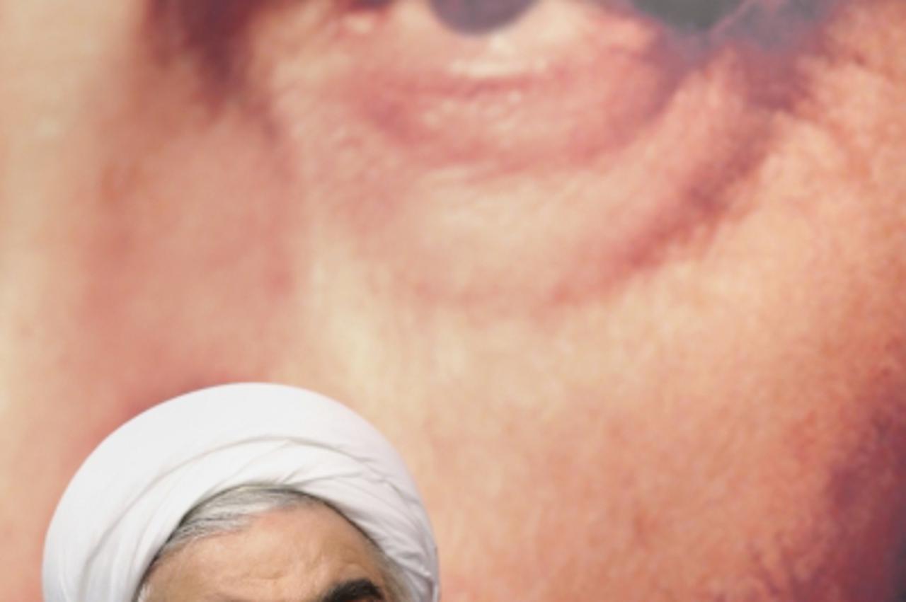 'File photo taken June 1, 2013 shows Iranian presidential candidate and former chief nuclear negotiator Hassan Rohani. The Iranian presidential election will be held June 14. REUTERS/Fars News  (IRAN 