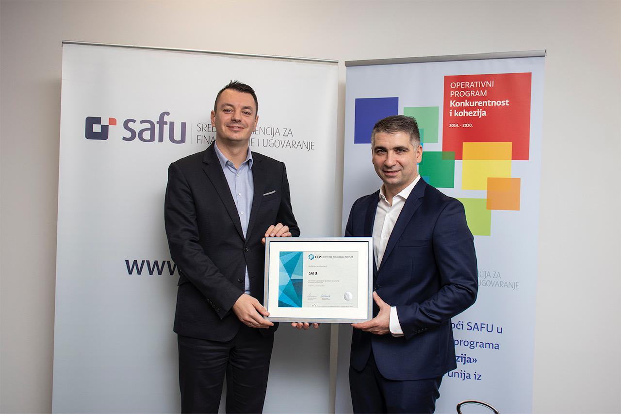 SAFU jedina državna agencija s certifikatom Poslodavac Partner