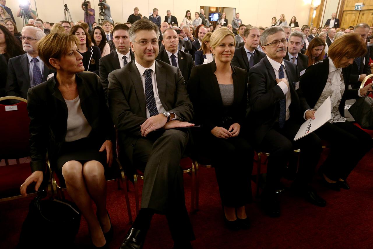 Ministrica i potpredsjednica Vlade Martina Dalić i predsjednik Vlade Andrej Plenković