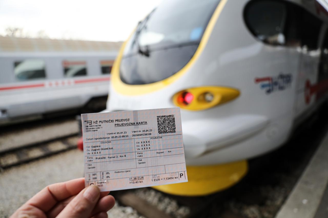 Hrvatske željeznice nisu podizale cijene karata zbog konverzije kune u euro