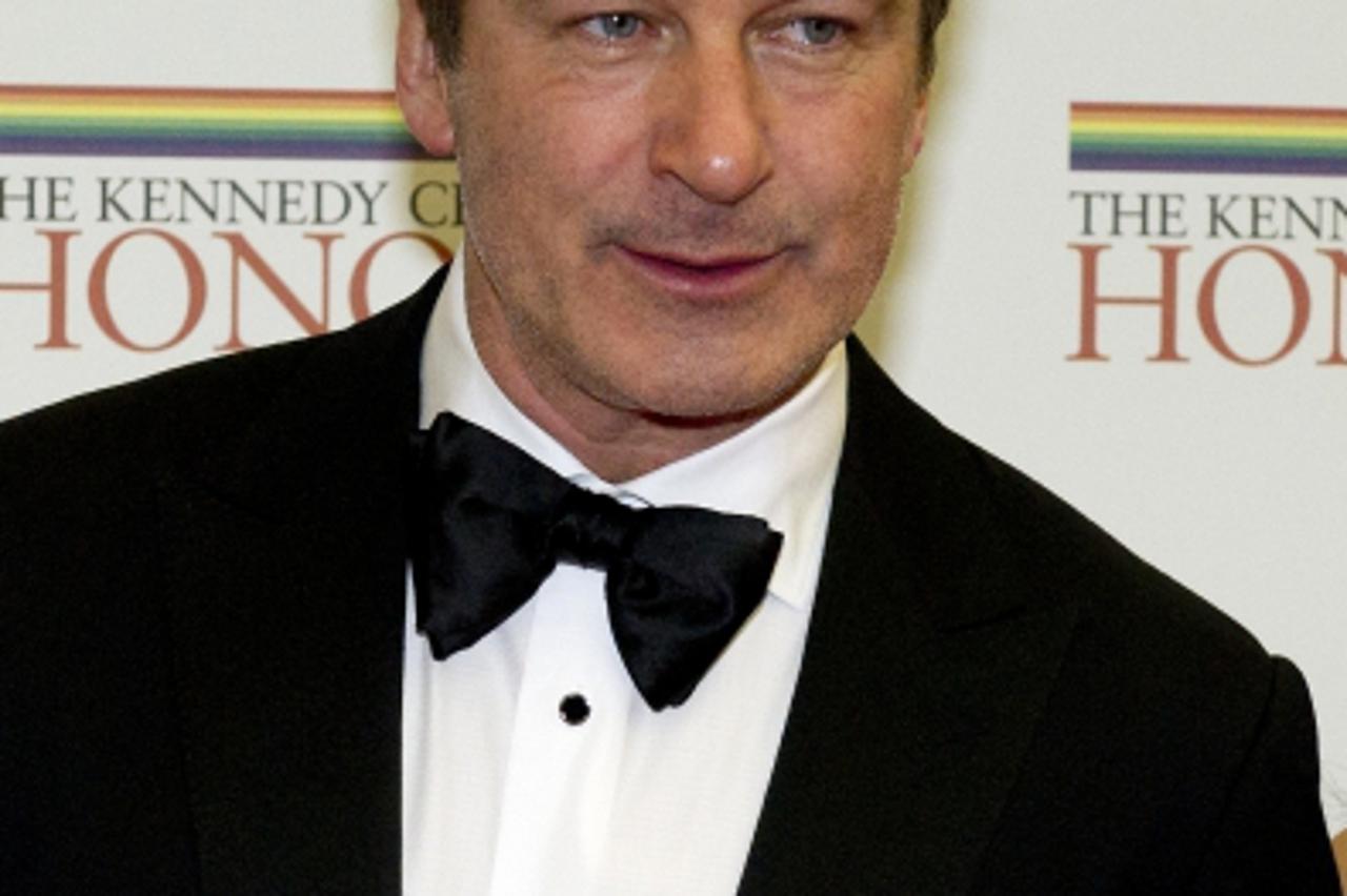 'Alec Baldwin arrives for the formal Artist\'s Dinner honoring the recipients of the 2012 Kennedy Center Honors hosted by United States Secretary of State Hillary Rodham Clinton at the U.S. Department