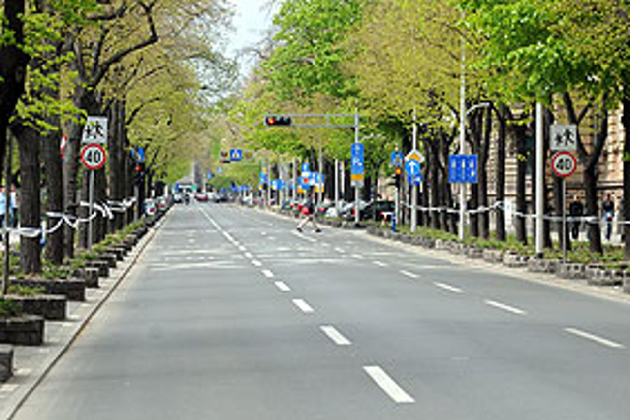 Sablasno prazne zagrebačke ulice