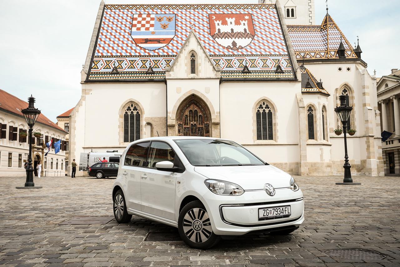 05.05.2015., Zagreb -  Elektricni automobil VW e-Up. Photo: Petar Glebov/PIXSELL