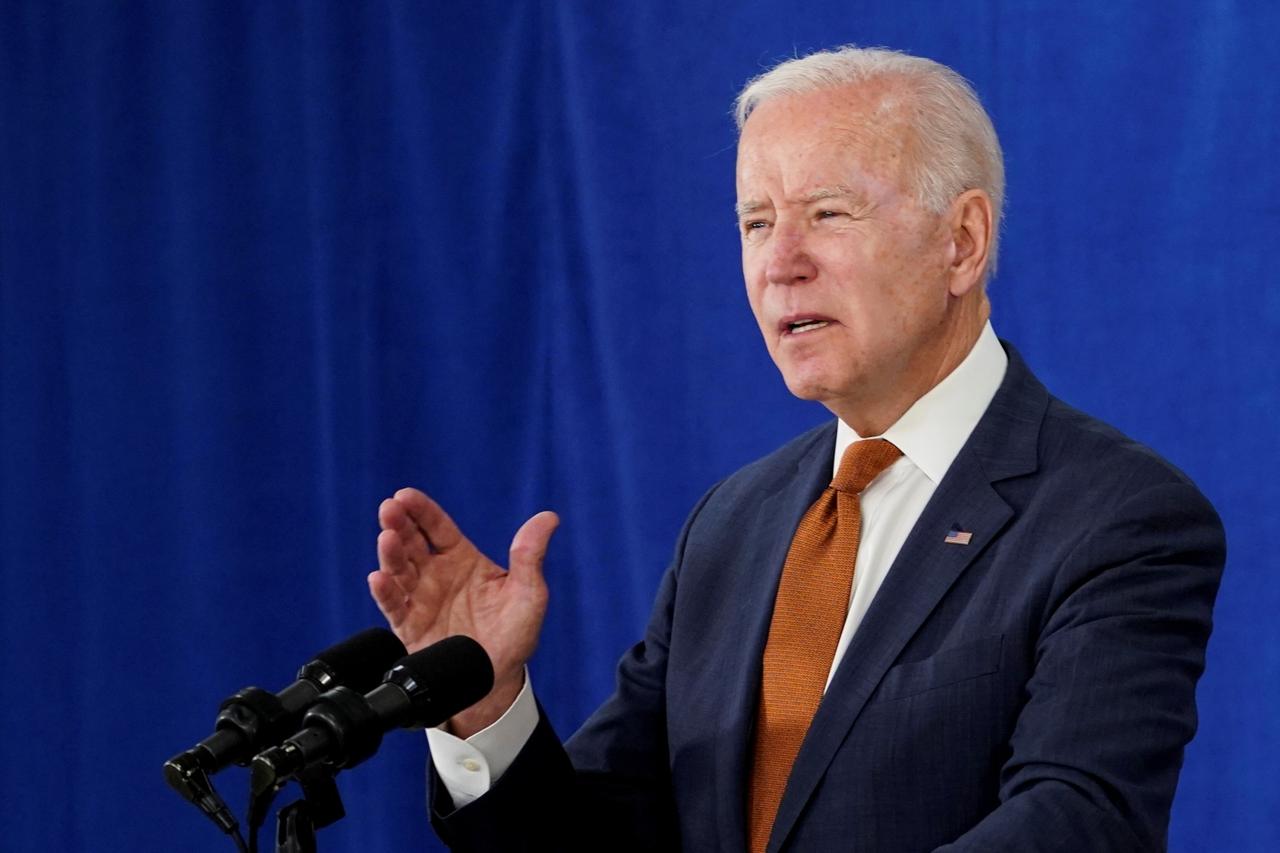 FILE PHOTO: U.S. President Biden comments on the May jobs report prior to departing Rehoboth Beach, Delaware