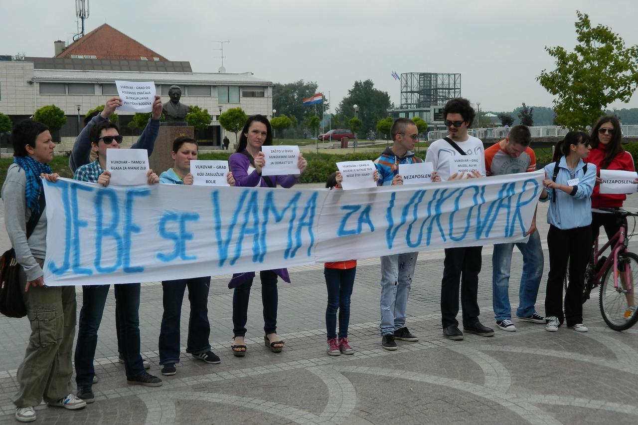 Prosvjed mladi Vukovar