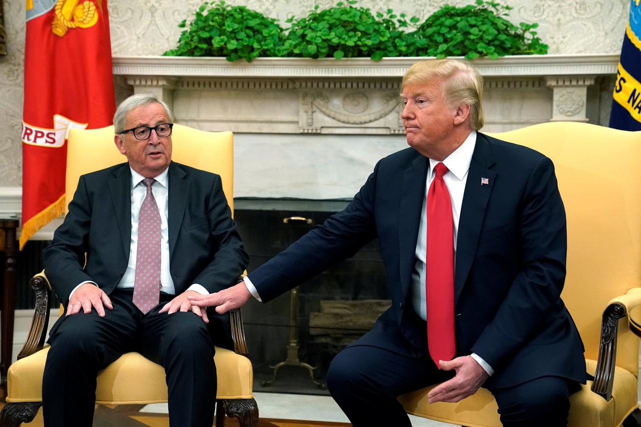 Donald Trump i Jean-Claude Juncker