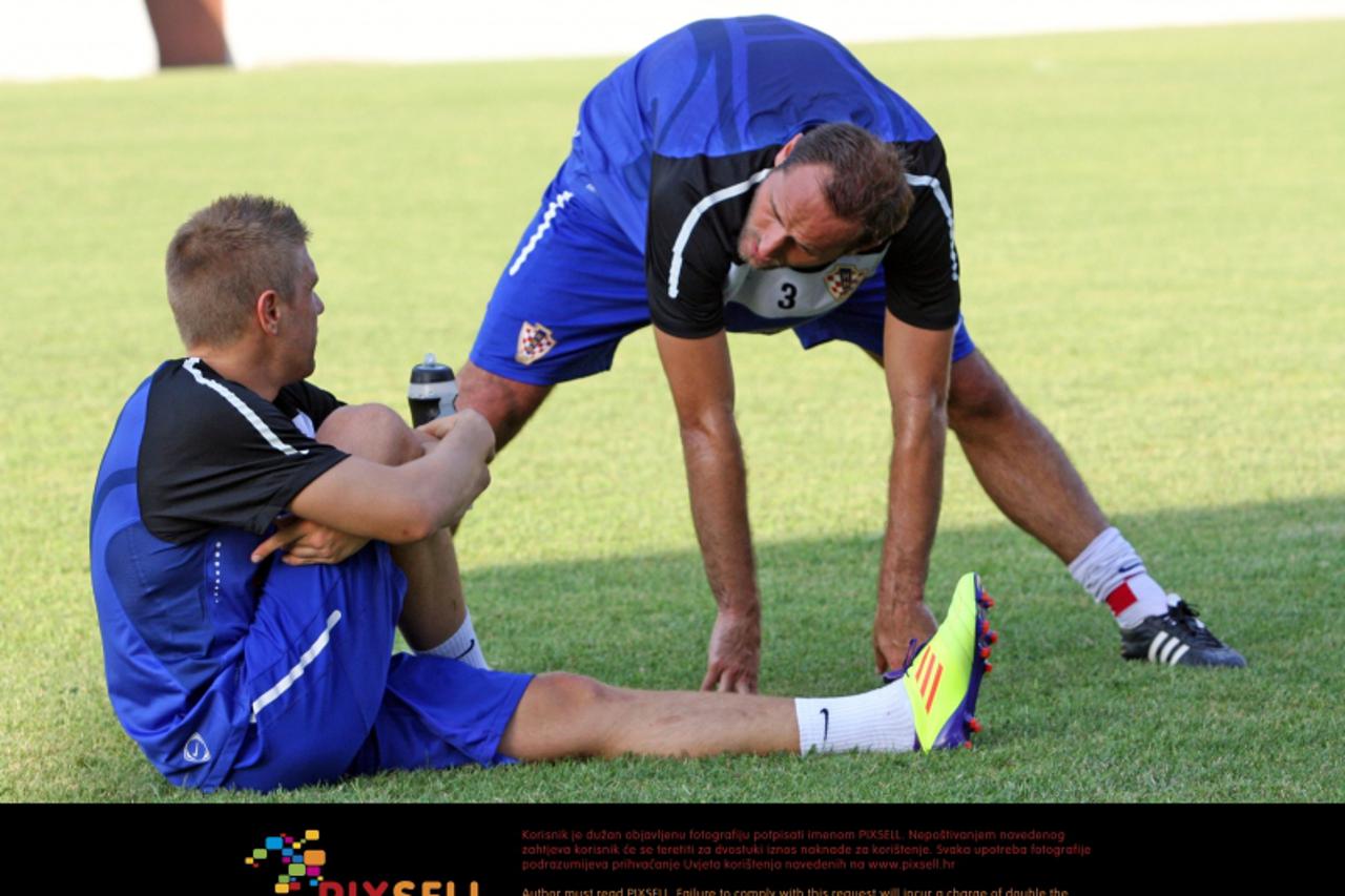 \'28.08.2011., Split - Hrvatska nogometna reprezentacija odradila je trening u Zrnovnici. Josip Simunic.  Photo: Ivana Ivanovic/PIXSELL\'