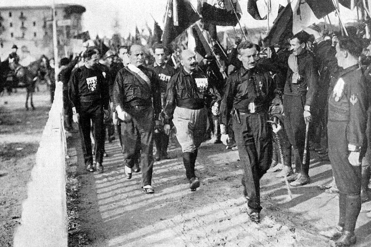Mussolini sa svojim quadrumvirima