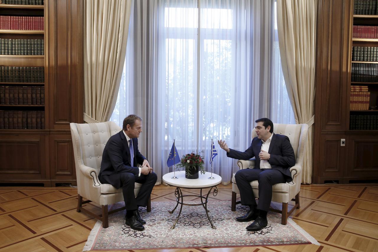 Tusk i Tsipras