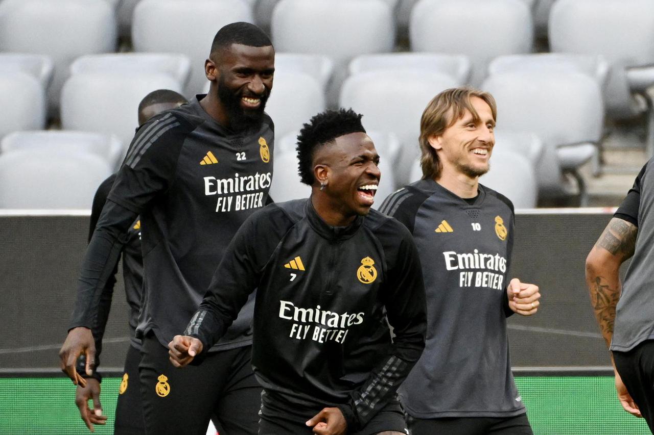 Champions League - Real Madrid training