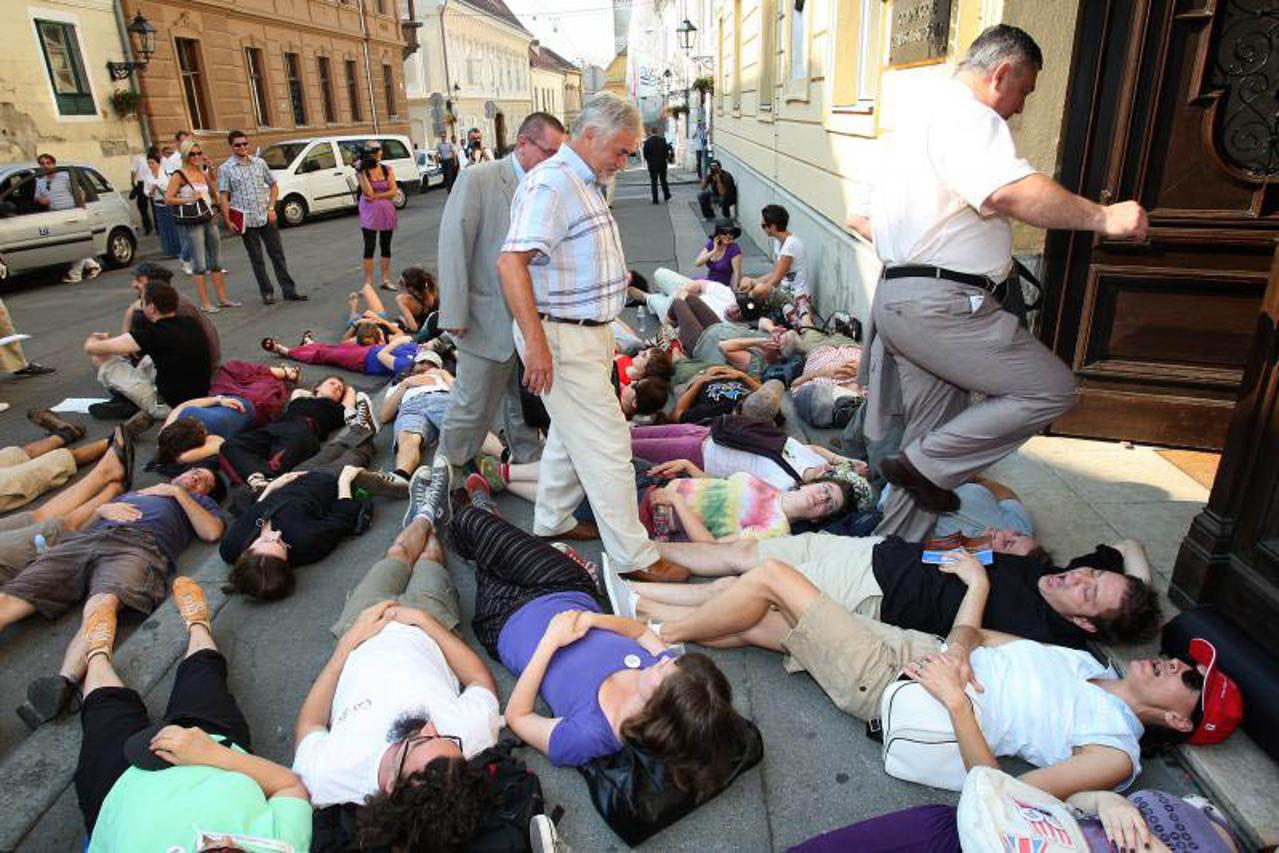 prosvjed zagrebačka skupština