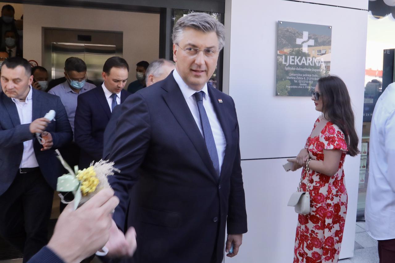 Premijer Plenković na svečanom otvorenju Doma zdravlja i ljekarne u Solinu