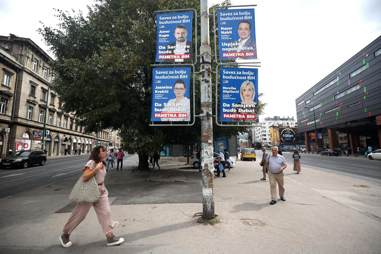 "Da Sarajevo bude Dubai" na predizbornim plakatima u Sarajevu