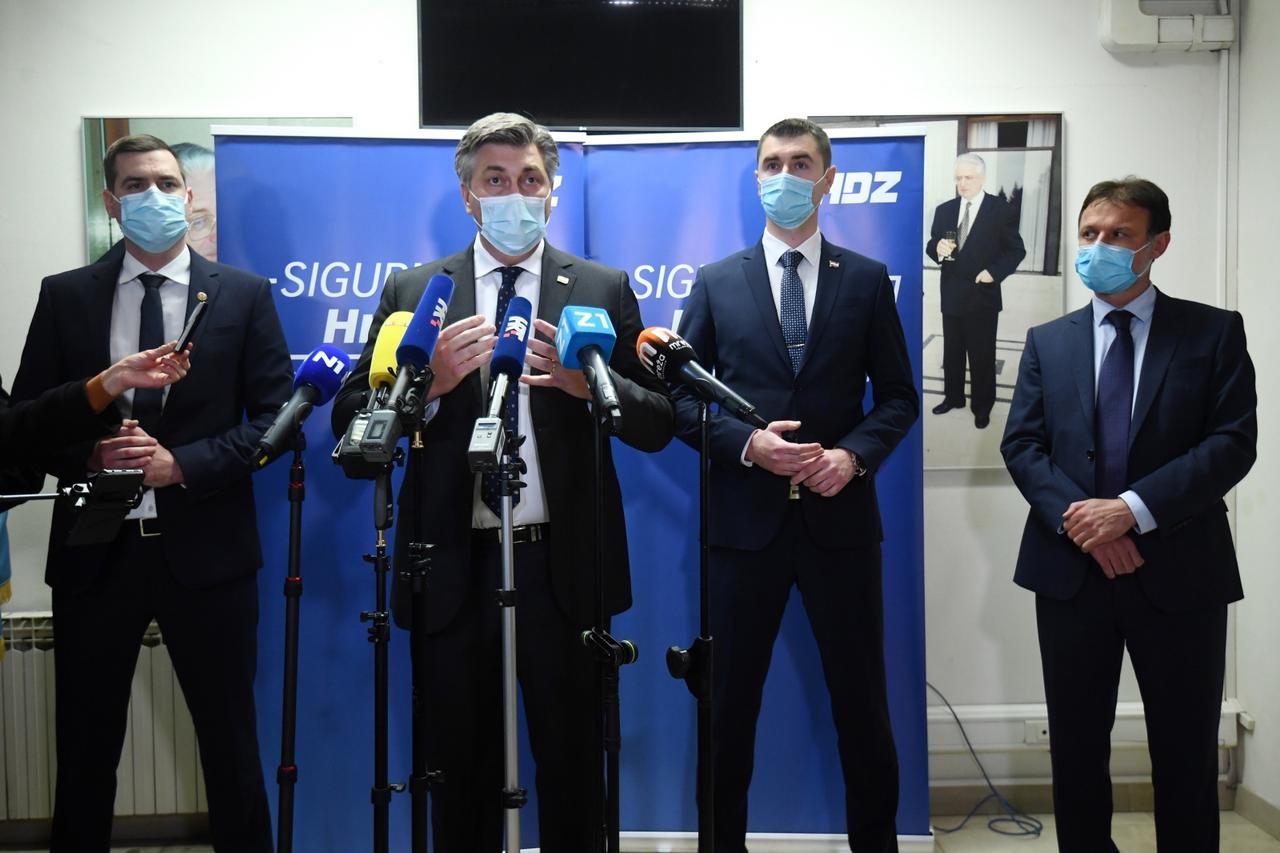 HDZ-ov kandidat za gradonačelnika Zagreba, Davor Filipović, obratio se medijima