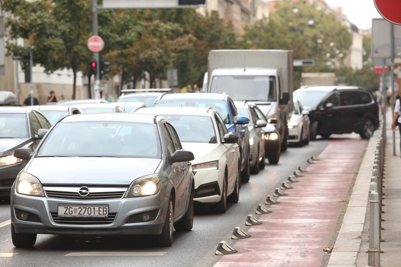 Zagreb: Zbog posjeta turskog predsjednika Erdogana u centru grada stvaraju se prometne gužve