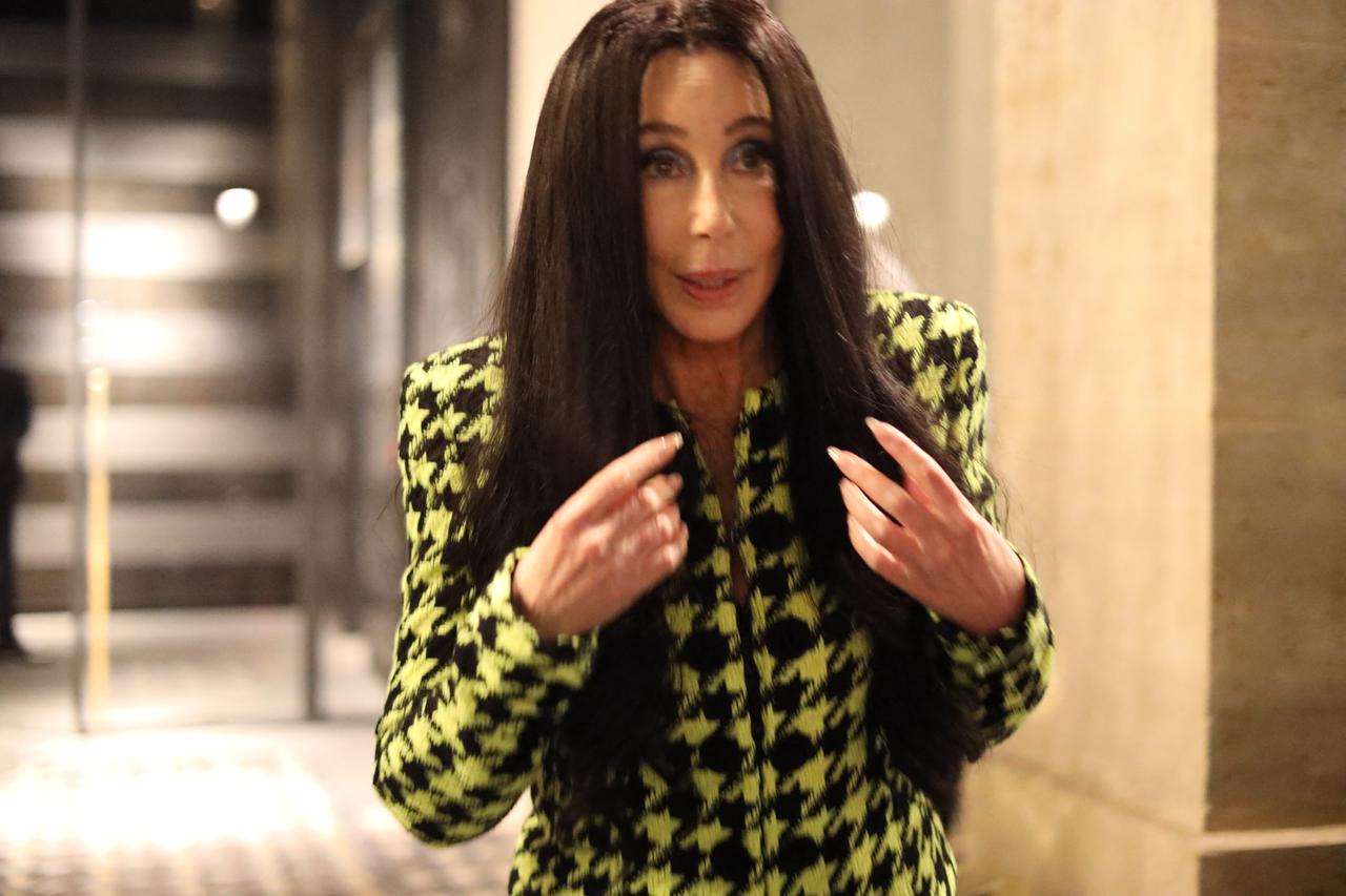 PFW - Cher Exits Her Hotel