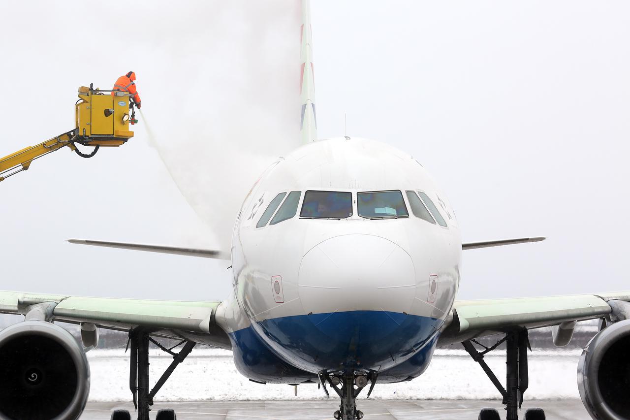 Prskanje zrakoplova tekućinama za odleđivanje i zaštitu od nastanka leda