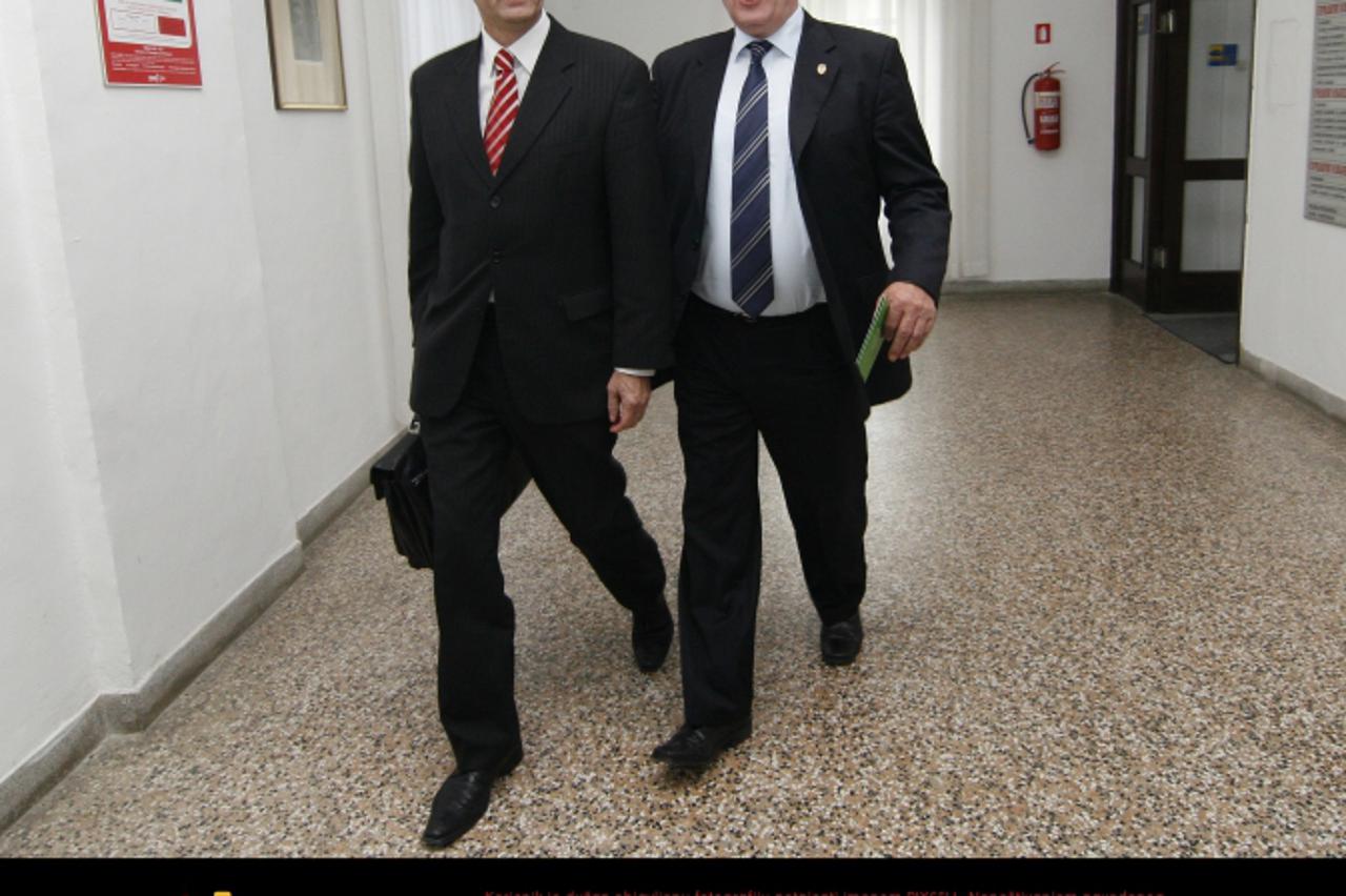 '12.10.2010., Krizevci - Potpredsjednik Hrvatskog Sabora Josip Friscic i Darko Koren.  Photo: Marijan Susenj/PIXSELL'