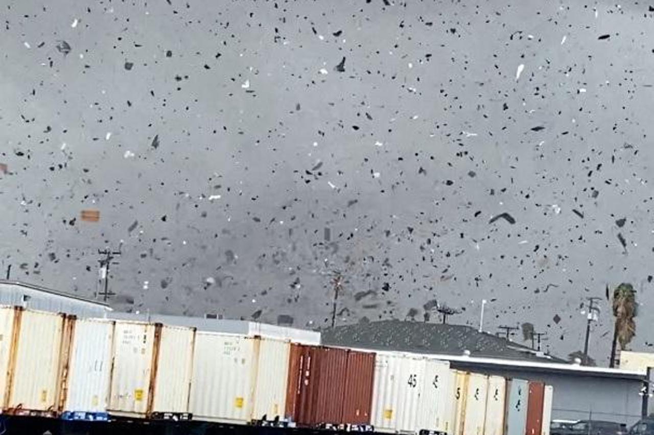 Tornado rips through Southern California town