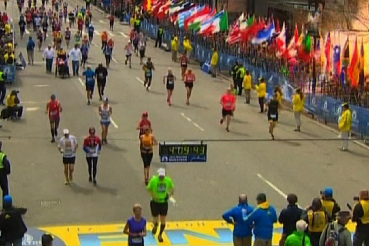 Bostonski maraton, Boston, eksplozija