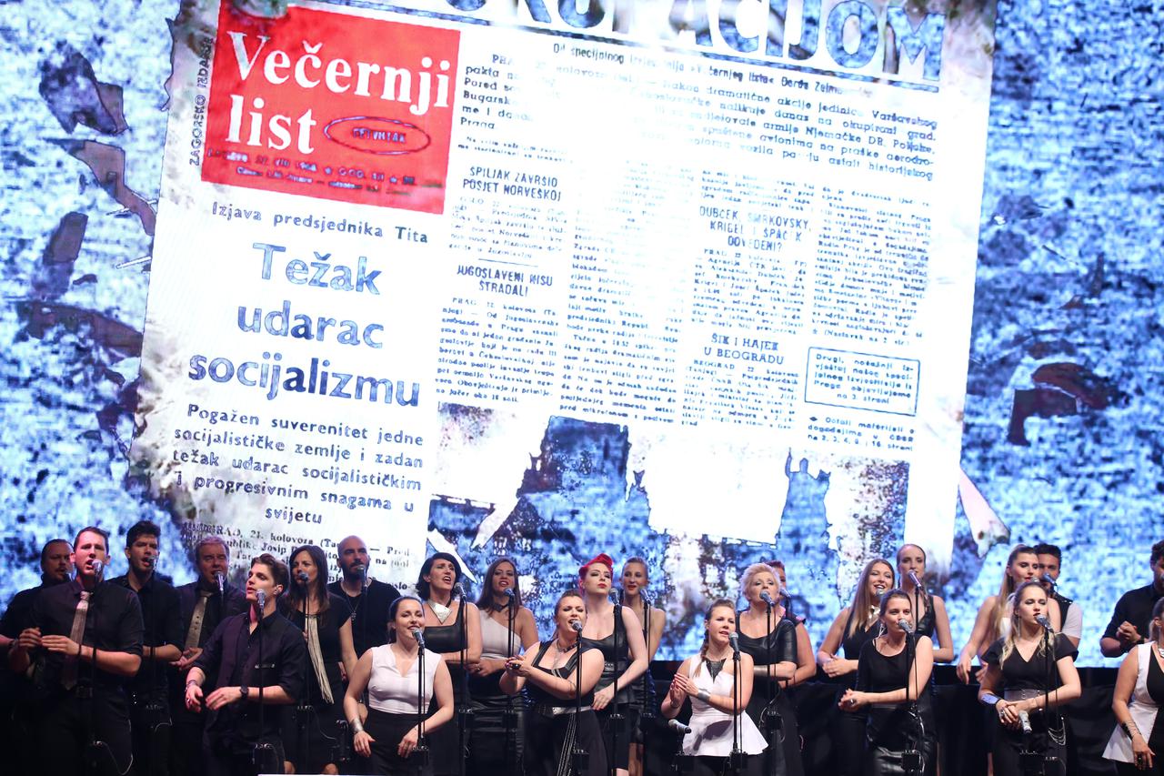 Zagreb: Proslava povodom 60 godina Večernjeg lista, svečana zdravica